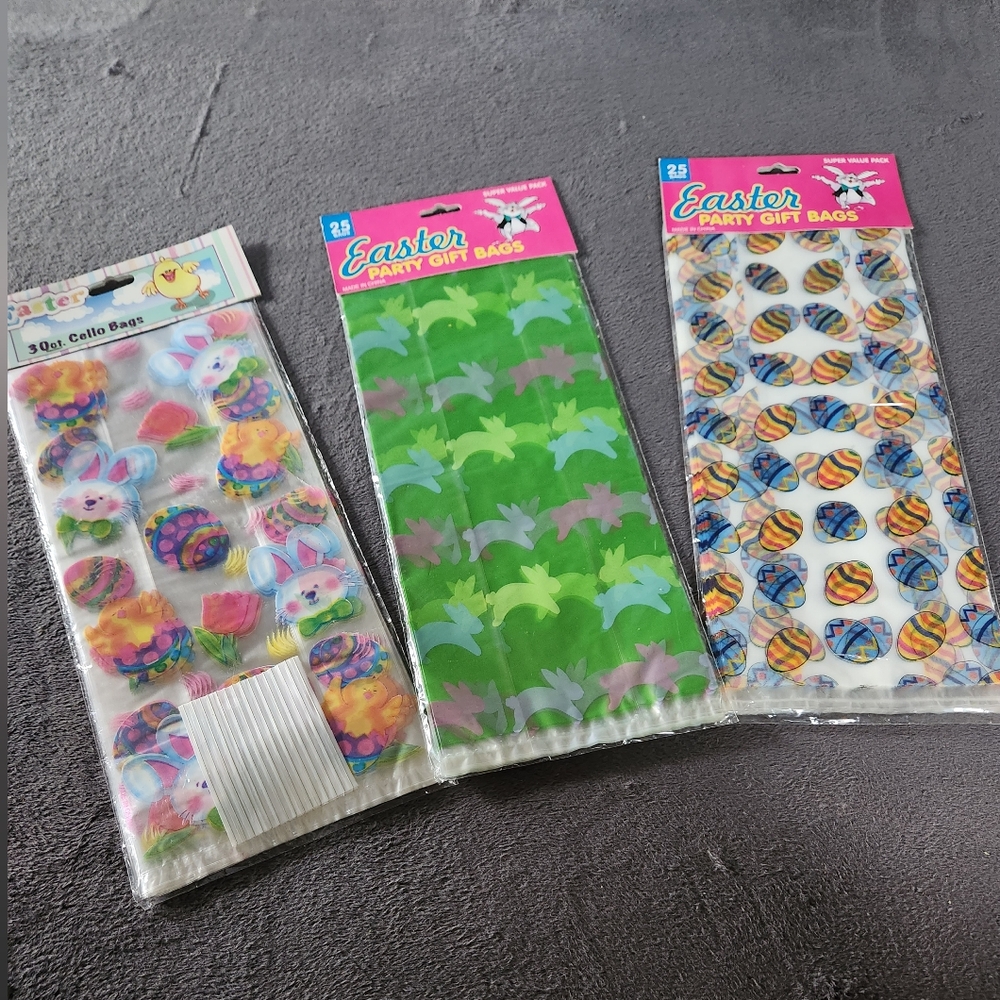Vintage Cello Easter Treat Bags